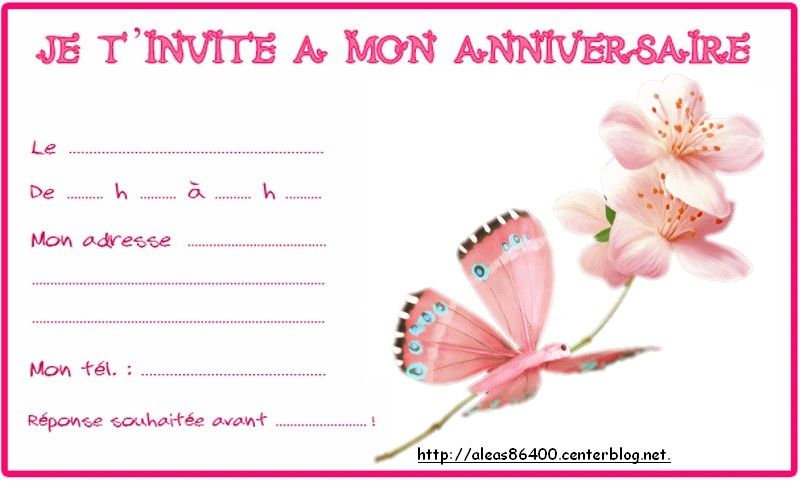 theme papillon anniversaire
