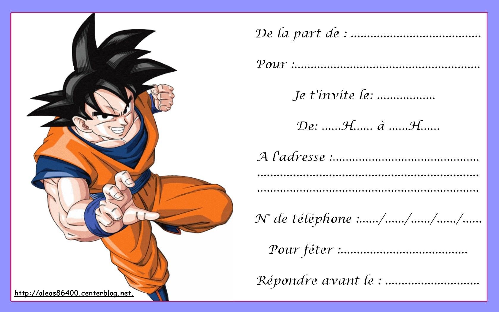 Cartes Dragon Ball